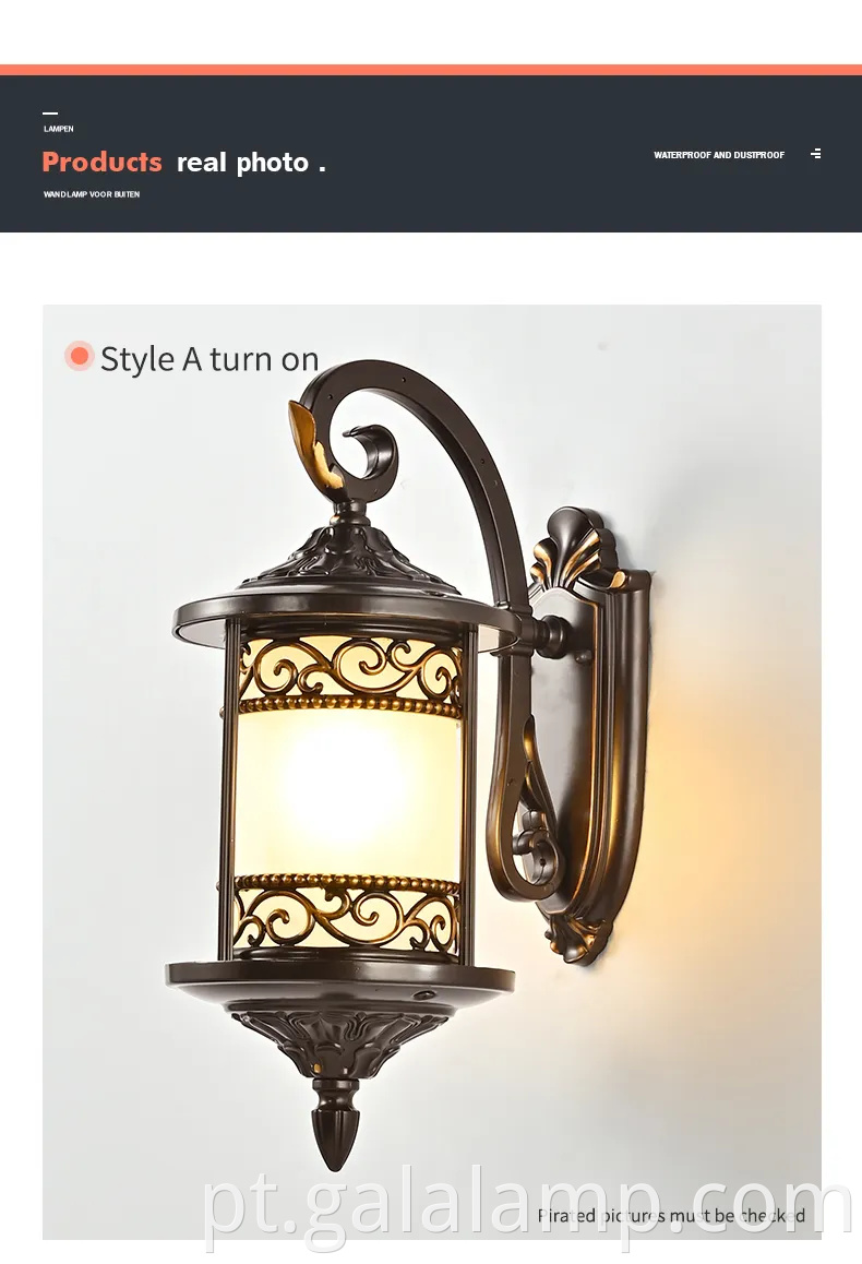 Aparelhamento moderno e elegante de parede de canto de canto LED para pátios